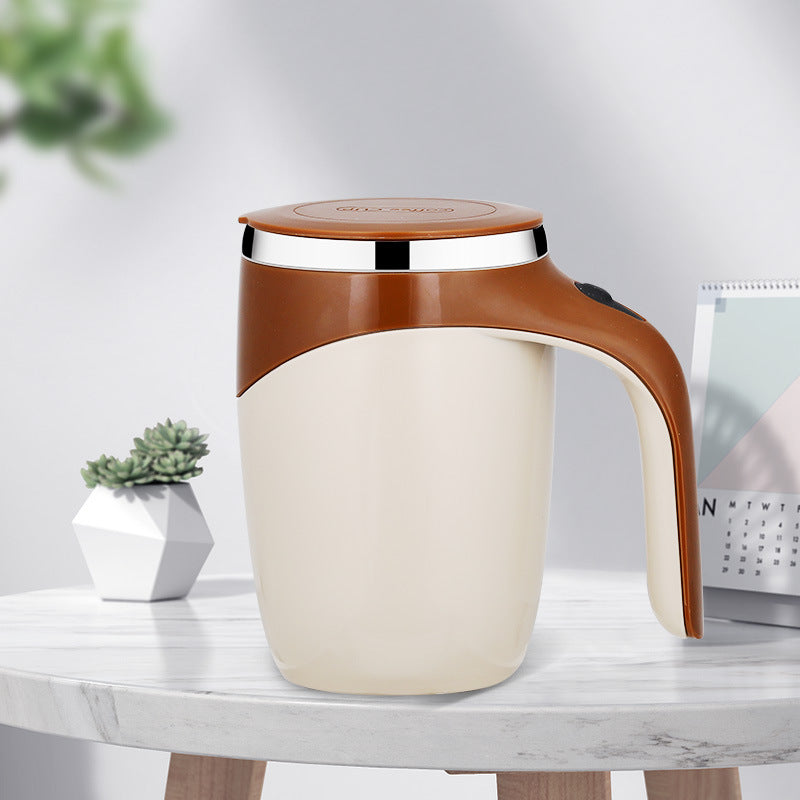Portable Automatic Stirring Cup for Coffee and Tea - Coffee