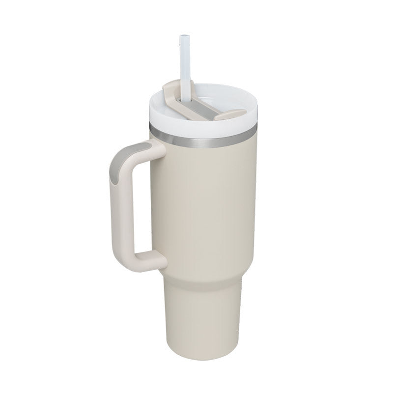 40oz Insulated Stainless Steel Tumbler with Handle and Lid - Dunes / 1200ML / 1PC