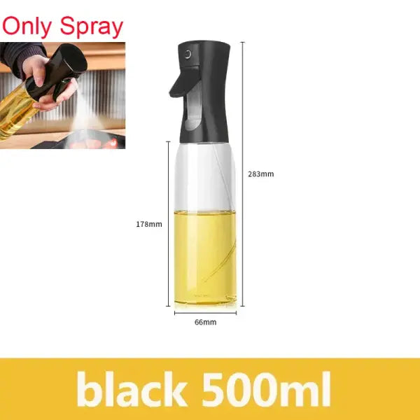 2in1 500ml Plastic kitchen oil sprayer Spray Oil Olive spray bottle for oil Dispenser BBQ Baking Roasting Picnic