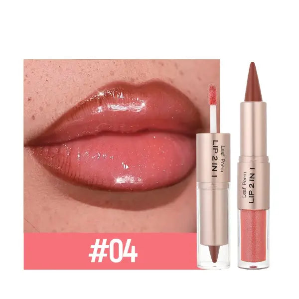 Paraffinum liquidum model lip liner waterproof nude brown - 1-PF1433-04