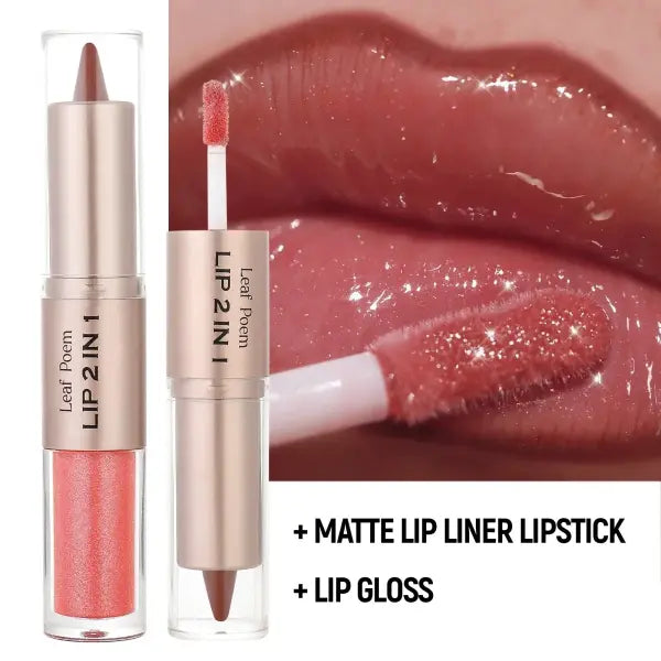 Paraffinum liquidum model lip liner waterproof nude brown