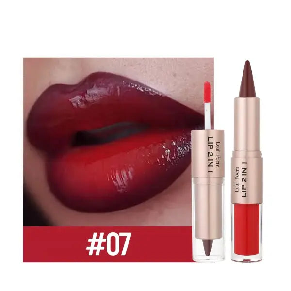 Paraffinum liquidum model lip liner waterproof nude brown - PF1433-07