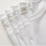 2PCS 100% Cotton T-Shirts – Unisex Solid Color Short Sleeve Loose Fit Round Neck Casual Tops