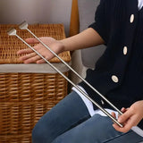 2PCS Extendable Back Scratcher – Portable Telescopic Metal Massager for Men Perfect Birthday & Christmas Gift - 2pcs