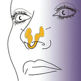 2pcs Anti-Snoring Silicone Nose Clip – Comfortable Snore Stop Device for Better Sleep
