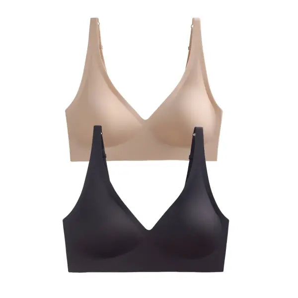 2Pcs/Set Seamless Bra Women Underwear Wireless Brassiere Soft Padded Intimate Female Push Up Sexy Lingerie Underwear