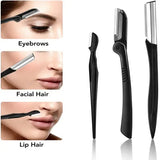 Eyebrow Trimmer Set Makeup Tools for Unisex (Stainless Steel) Professional Grooming