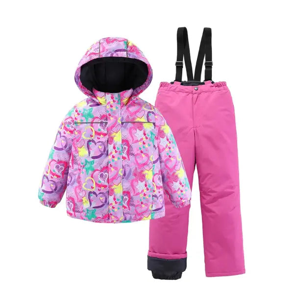 Kids Waterproof Ski Suit Set – Warm Windproof Snowboard Jacket & Pants for Boys & Girls (3–12T) - 17 / CHINA / 140 8-9T