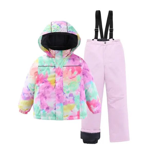 Kids Waterproof Ski Suit Set – Warm Windproof Snowboard Jacket & Pants for Boys & Girls (3–12T) - 10 / CHINA / 130 6-7T
