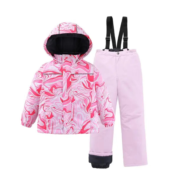 Kids Waterproof Ski Suit Set – Warm Windproof Snowboard Jacket & Pants for Boys & Girls (3–12T) - 19 / CHINA / 120 4-5T