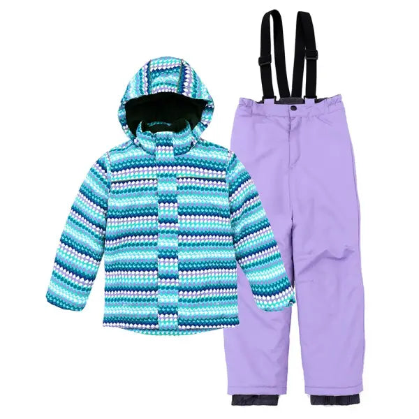 Kids Waterproof Ski Suit Set – Warm Windproof Snowboard Jacket & Pants for Boys & Girls (3–12T) - 1 / CHINA / 120 4-5T