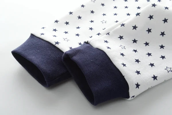 3/4/5PCS Newborn Baby Pants – 100% Cotton Cartoon Trousers for 0–24M - Himpall