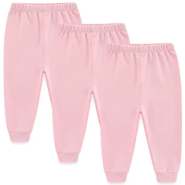 3/4/5PCS Newborn Baby Pants – 100% Cotton Cartoon Trousers for 0–24M - Himpall
