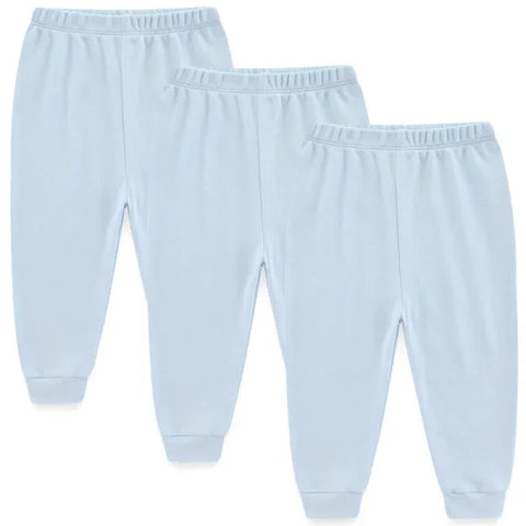 3/4/5PCS Newborn Baby Pants – 100% Cotton Cartoon Trousers for 0–24M - Himpall