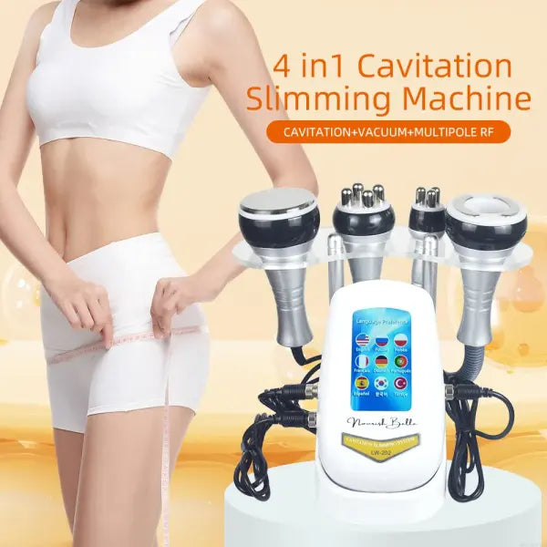 3/4-in-1 40K Cavitation Body Slimming Massager – Multi-Functional Face & Body Tightening Beauty Device