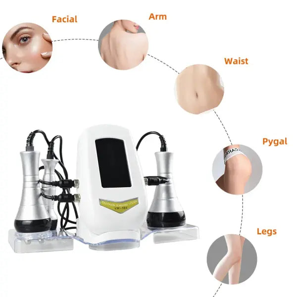 3/4-in-1 40K Cavitation Body Slimming Massager – Multi-Functional Face & Body Tightening Beauty Device - 3-140K / spain
