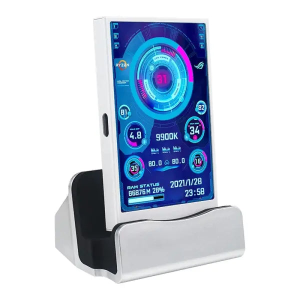 Turzx Software Type C Secondary 3.5 Inch Display for PC Monitoring