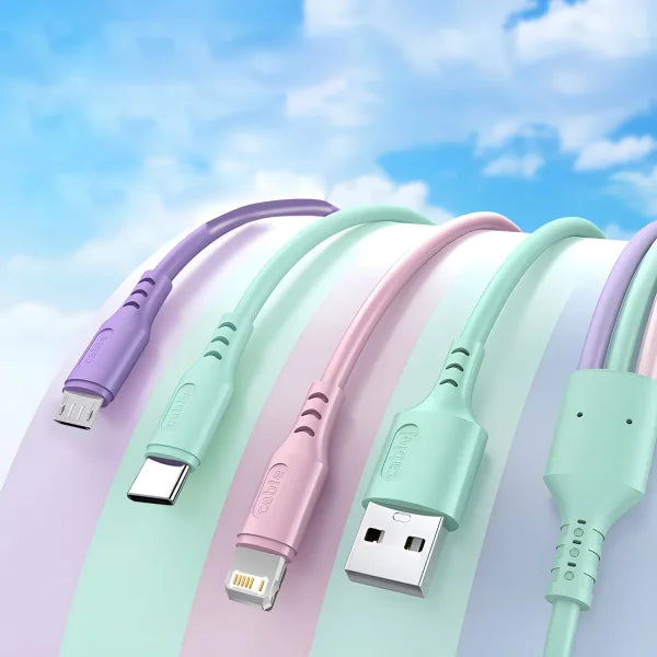 3-in-1 Fast Charging Cable – USB-C, Micro USB, iPhone Charger - Himpall