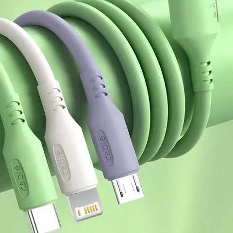 3-in-1 Fast Charging Cable – USB-C, Micro USB, iPhone Charger - Himpall
