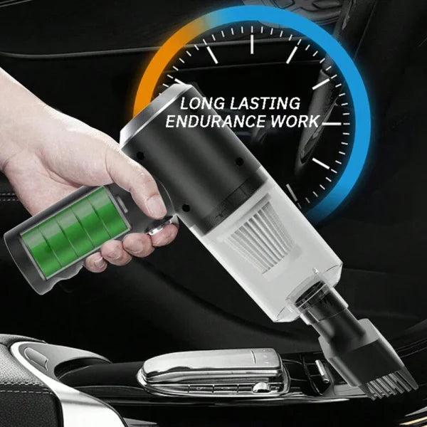 3-in-1 Integrated Suction & Blowing Vacuum Cleaner – USB Rechargeable Small Car & Household Vacuum - Himpall