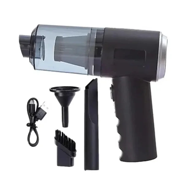 3-in-1 Integrated Suction & Blowing Vacuum Cleaner – USB Rechargeable Small Car & Household Vacuum - Himpall