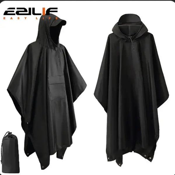 Military Raincoat Rain Poncho Waterproof Camping Tent