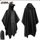 Military Raincoat Rain Poncho Waterproof Camping Tent