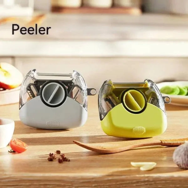 3-in-1 Peeler Multi-Functional Kitchen Tool with Stainless Steel Cutter - Himpall