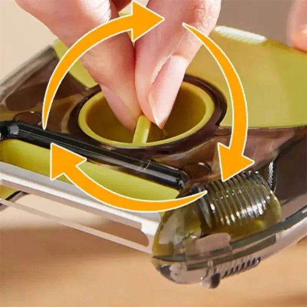 3-in-1 Peeler Multi-Functional Kitchen Tool with Stainless Steel Cutter - Himpall
