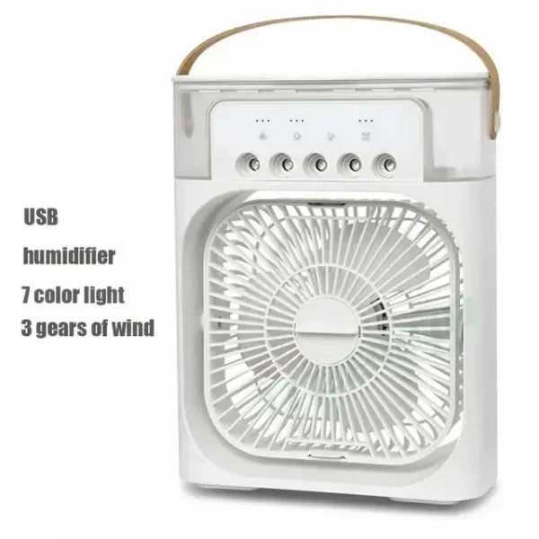 3-in-1 Portable Air Cooler and LED Night Light for Home and Office - Himpall
