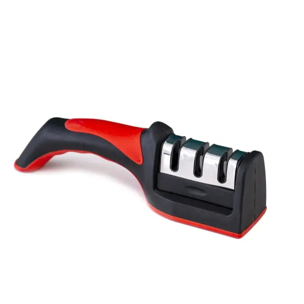 3-Segment Knife Sharpener Knife Sharpeners for Kitchen Knives Stainless Steel Three-Purpose Sharpening Stone