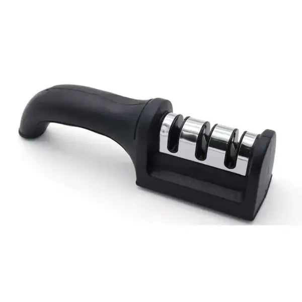 3-Segment Knife Sharpener Knife Sharpeners for Kitchen Knives Stainless Steel Three-Purpose Sharpening Stone