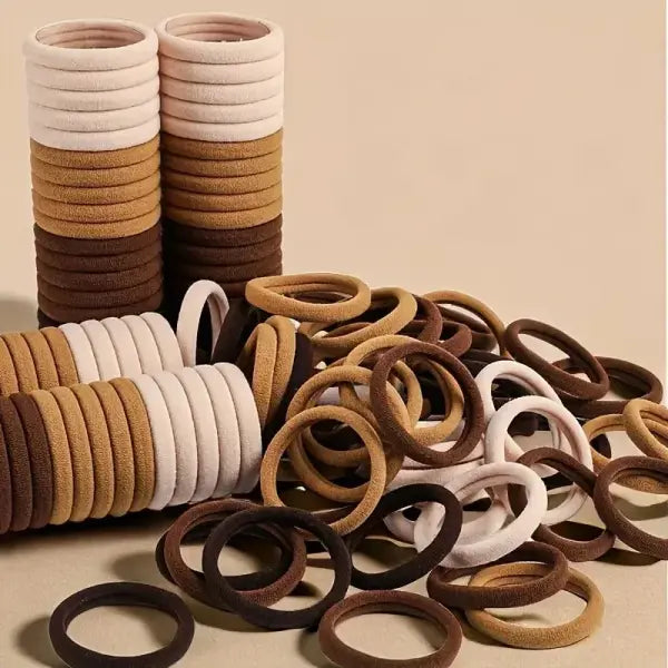30-200pcs Hair Accessories for Women girl Basic Hair Bands Headband Hair Ropes Ties Ponytail Holder Simple