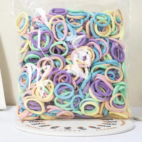 30-200pcs Hair Accessories for Women girl Basic Hair Bands Headband Hair Ropes Ties Ponytail Holder Simple