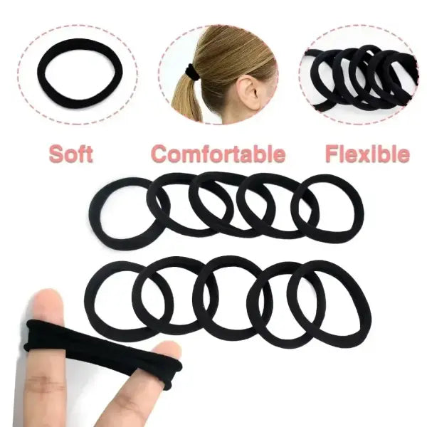 30-200pcs Hair Accessories for Women girl Basic Hair Bands Headband Hair Ropes Ties Ponytail Holder Simple