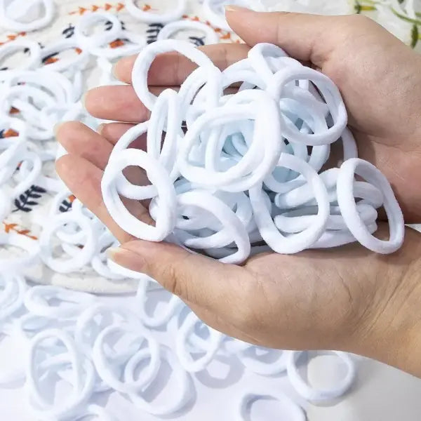 30-200pcs Hair Accessories for Women girl Basic Hair Bands Headband Hair Ropes Ties Ponytail Holder Simple