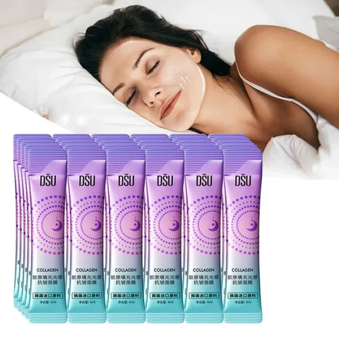 30pcs Anti-Wrinkle Sleeping Masks – Collagen Firming & Moisturizing Korean Facial Skincare - Himpall