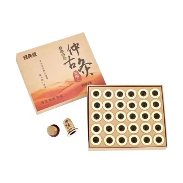 30Pcs High Qualitty Pure Moxa Sticks Wild Mugwort Self-stick Moxibustion Tube Paste Warm Acupoint Meridian Massage