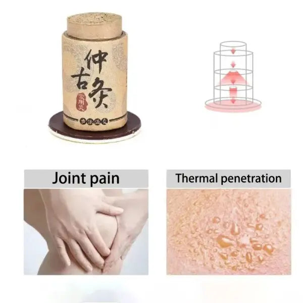 30Pcs High Qualitty Pure Moxa Sticks Wild Mugwort Self-stick Moxibustion Tube Paste Warm Acupoint Meridian Massage