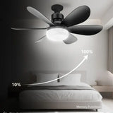 30W Ceiling Fan Light E27 with Remote LED Dimming Function Suitable for Living Room Study and Home use 85-265V