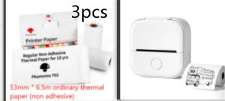 Phomemo T02 Portable Bluetooth Thermal Label Printer - Whiteset2. / USB