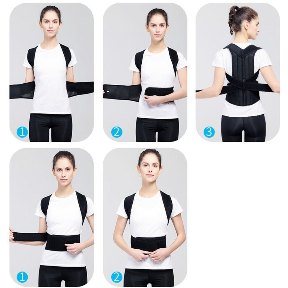 Posture Corrector with Cross Dual Gubernaculum Support - Hair Remover