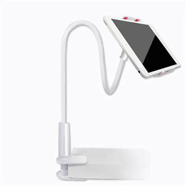 360 Degree Spiral Base Lazy Mobile Phone Tablet Stand - White