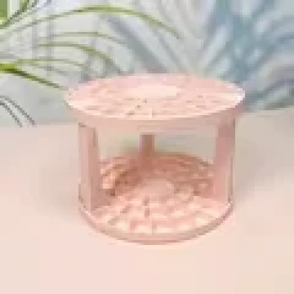 360° Rotating Makeup Storage Box - Desktop Organizer for Brushes, Lipstick & Jewelry - Himpall