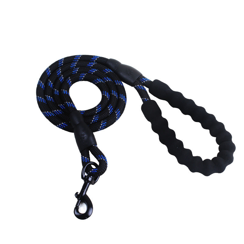 Reflective Dog Leash Nylon Pet Dog Leash Rope For Small Medium Large Dogs Walking Training Pet Suppiles - Black