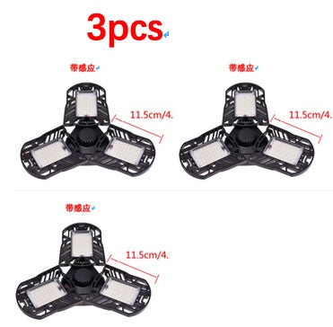 60W Deformable UFO LED High Bay White Light for Industrial Use - White 60W sensor 3pcs
