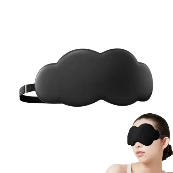 3D Contoured Sleep Mask – 100% Light Blocking Ultra-Soft Eye Cover for Travel Yoga & Rest - Cloud style 1pc
