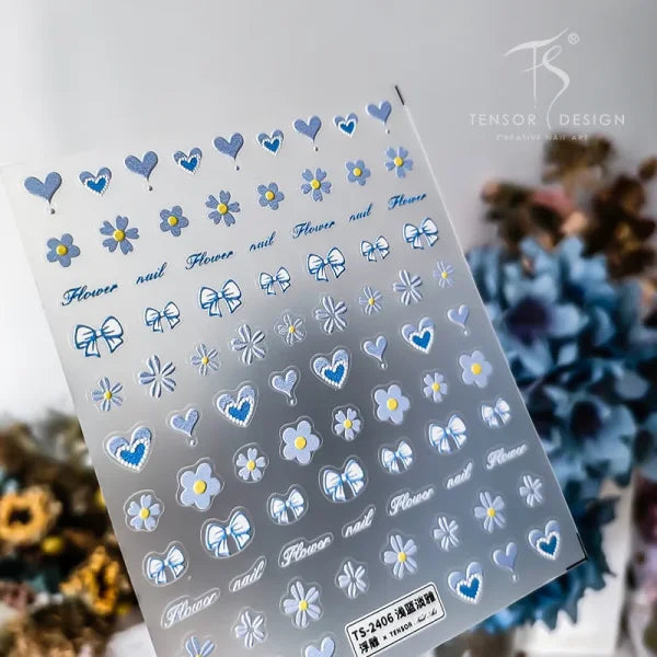 3D Love Heart Adhesive Sticker for Women's Fashion and Beauty Products - Himpall