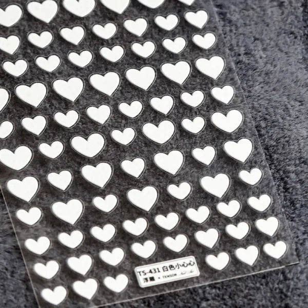 3D Love Heart Adhesive Sticker for Women's Fashion and Beauty Products - Himpall