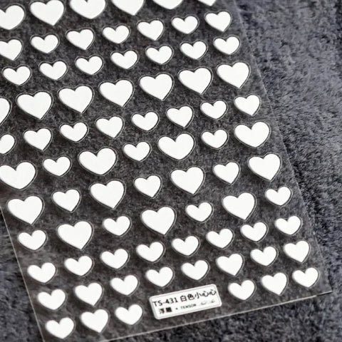 3D Love Heart Adhesive Sticker for Women's Fashion and Beauty Products - Himpall